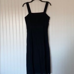 J. Crew Black Embroidered Dress